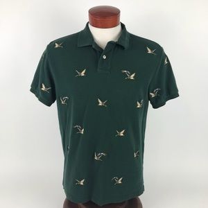Polo Ralph Lauren Green Mallard Duck Custom Fit